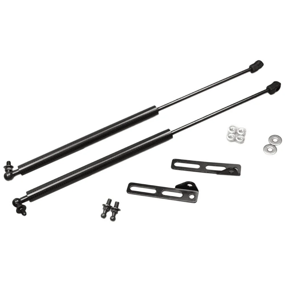 normal black Для Toyota RAV4 RAV 4(XA40) 2012- 2 шт. передний капот из углеродного волокна газовые стойки амортизатор подъемник поддерживает амортизатор - Цвет: normal black