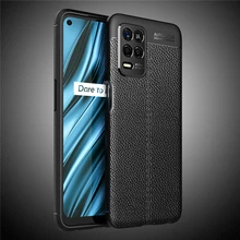 For OPPO Realme Q3 Q3i 5G Case for Realme Q3 Q3i V13 5G Cover Rubber Silicon TPU Protective Shell Capa Business Style Phone Case