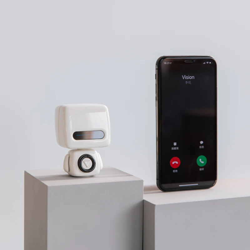 Новинка креативная совместимая с роботом Bluetooth мини-Колонка Милая портативная