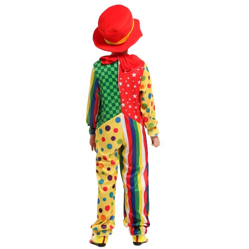 Детские комбинезоны на Хэллоуин для малышей Карнавальные Костюмы Клоуна цирка