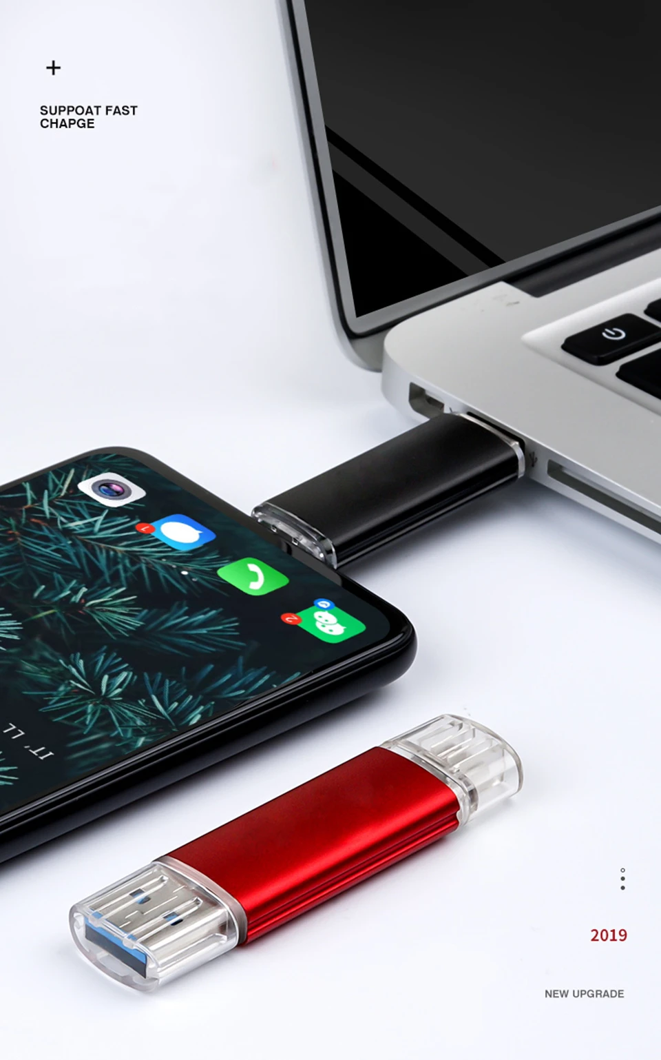 USB флеш-накопитель флешка OTG высокоскоростной накопитель 64 ГБ 32 ГБ 16 ГБ 8 ГБ 4 ГБ внешний накопитель двойное применение микро USB накопитель
