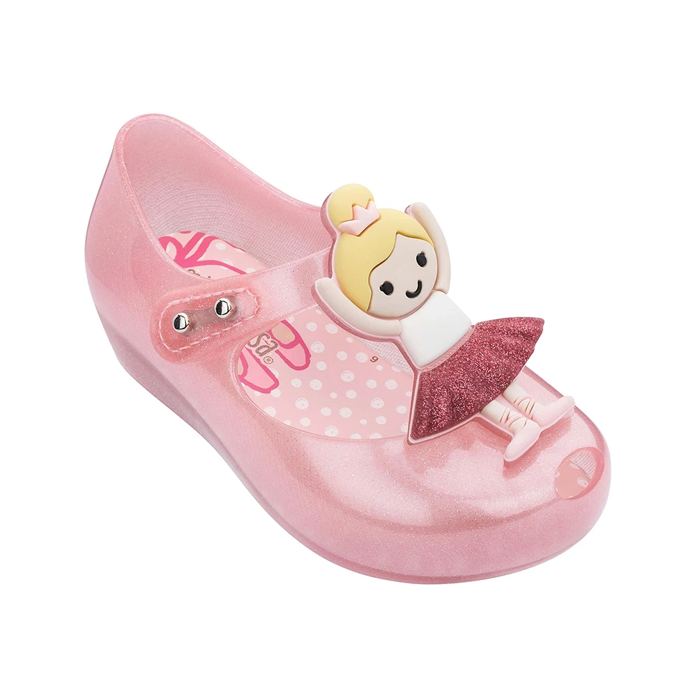 

Мини-босоножки Melissa для девочек ультралегкие желейные туфли 2021 Летняя детская обувь Melissa сандалии детские сланцы для девочек сандалии для м...