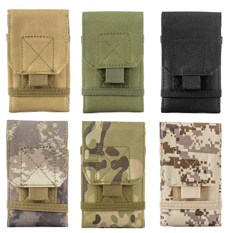 5 дюймовый уличный военный чехол для сотового телефона бега поясная кобура