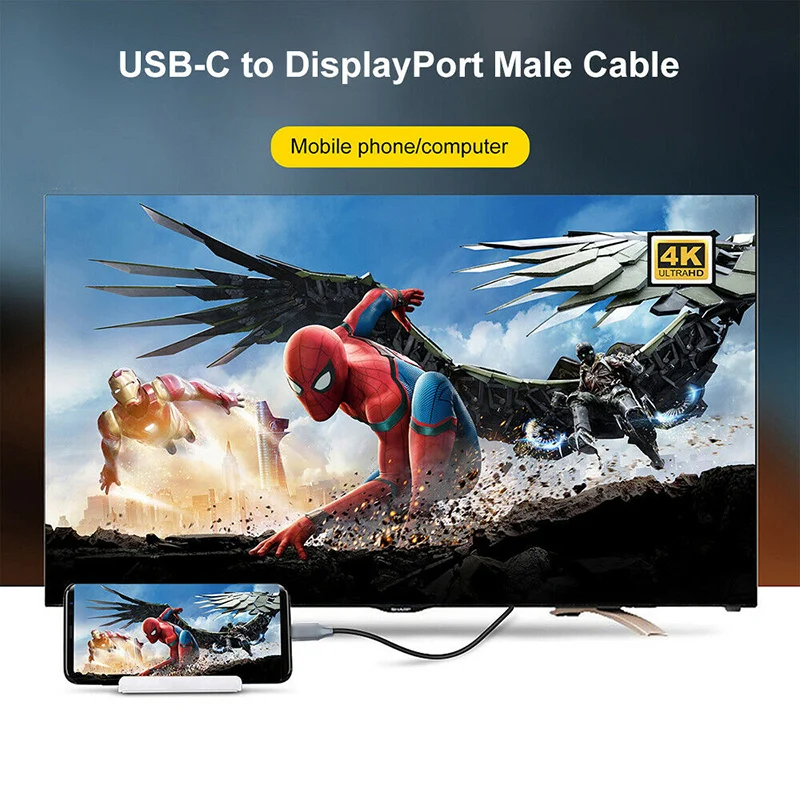Версия Тип C адаптер USB кабель 4K 2 0 конвертер дисплейный порт MiniDP типа Порты и