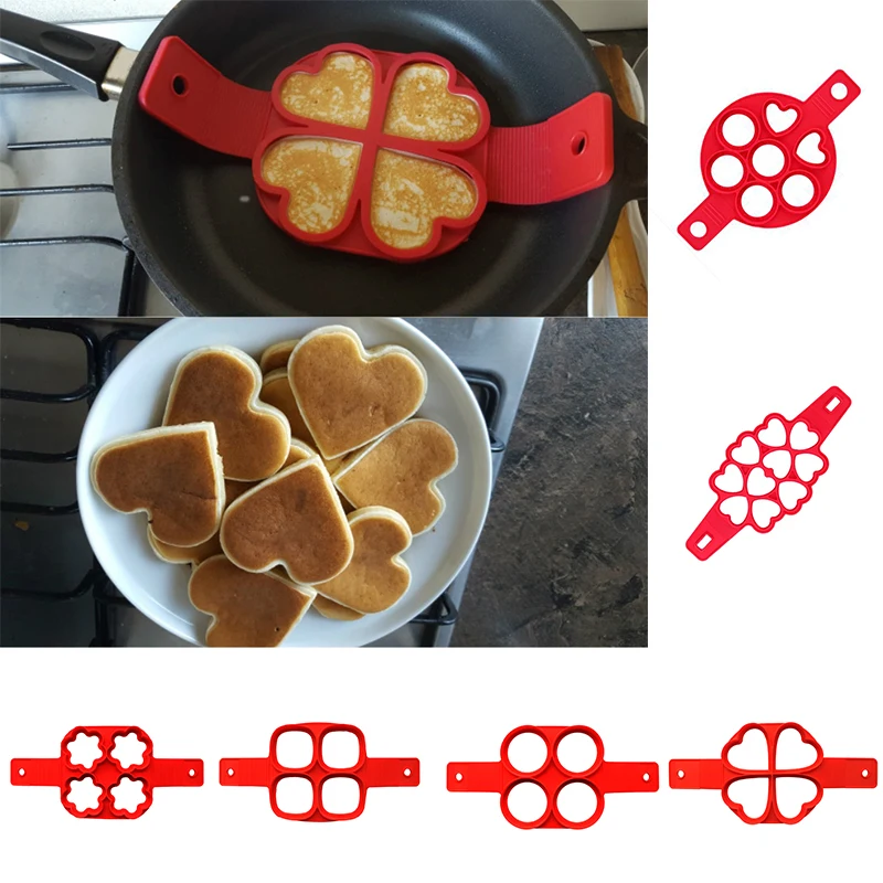 Силиконовые инструмент для выпечки яиц антипригарный готовки кольцевой