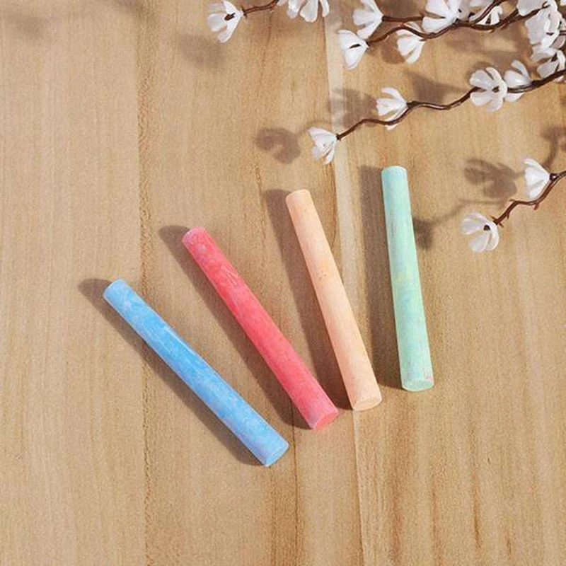 

12 Pcs/Lot Dustless Chalk Pen Drawing Chalks for Blackboard 6 Colors Stationary Office School Supplies Accessories