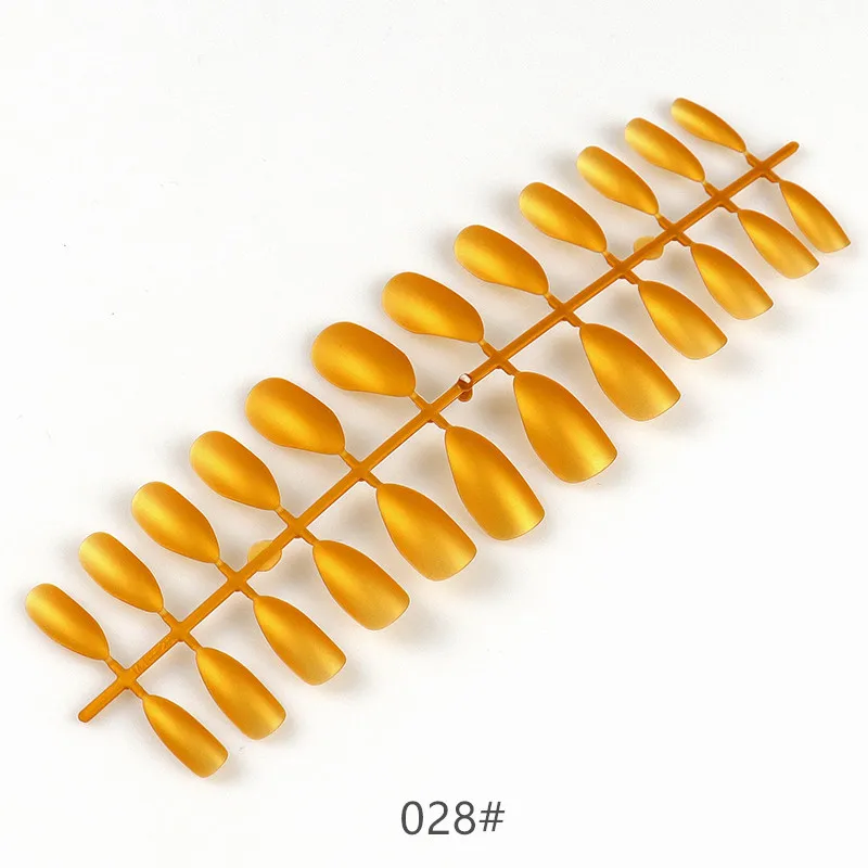 Искусственные накладные ногти 24 шт. с клеем для женщин украшения ногтевого