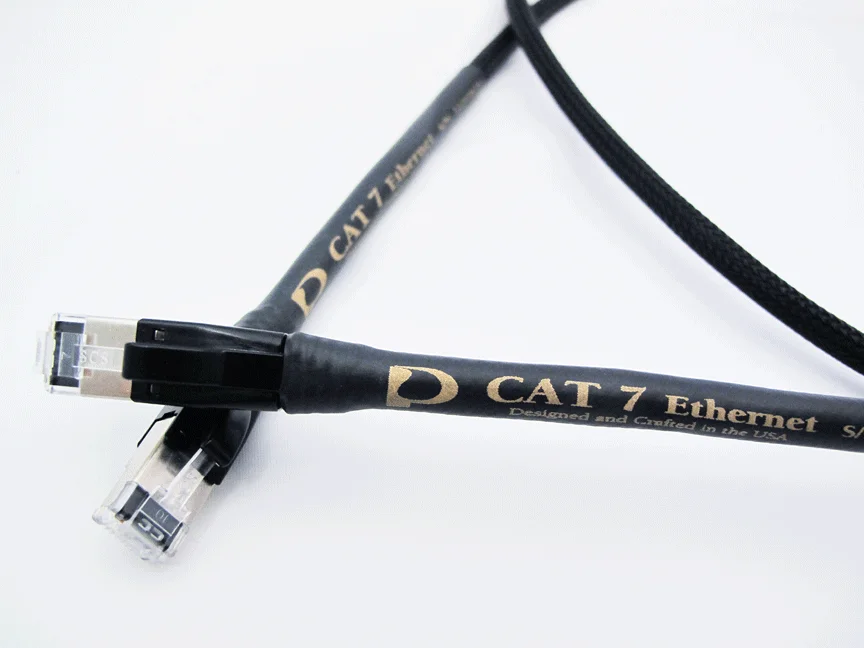 

Семь типов сетевого кабеля fever Cat7, однокристальный серебристый проводник, две длины