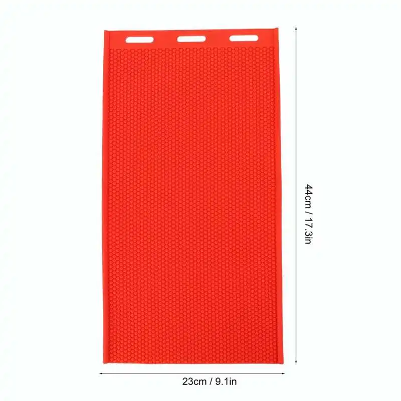 2Pcs Red Beeswax Press Sheet DIY Rubber Comb Foundation Mold Beekeeping Supplies Accessory | Дом и сад