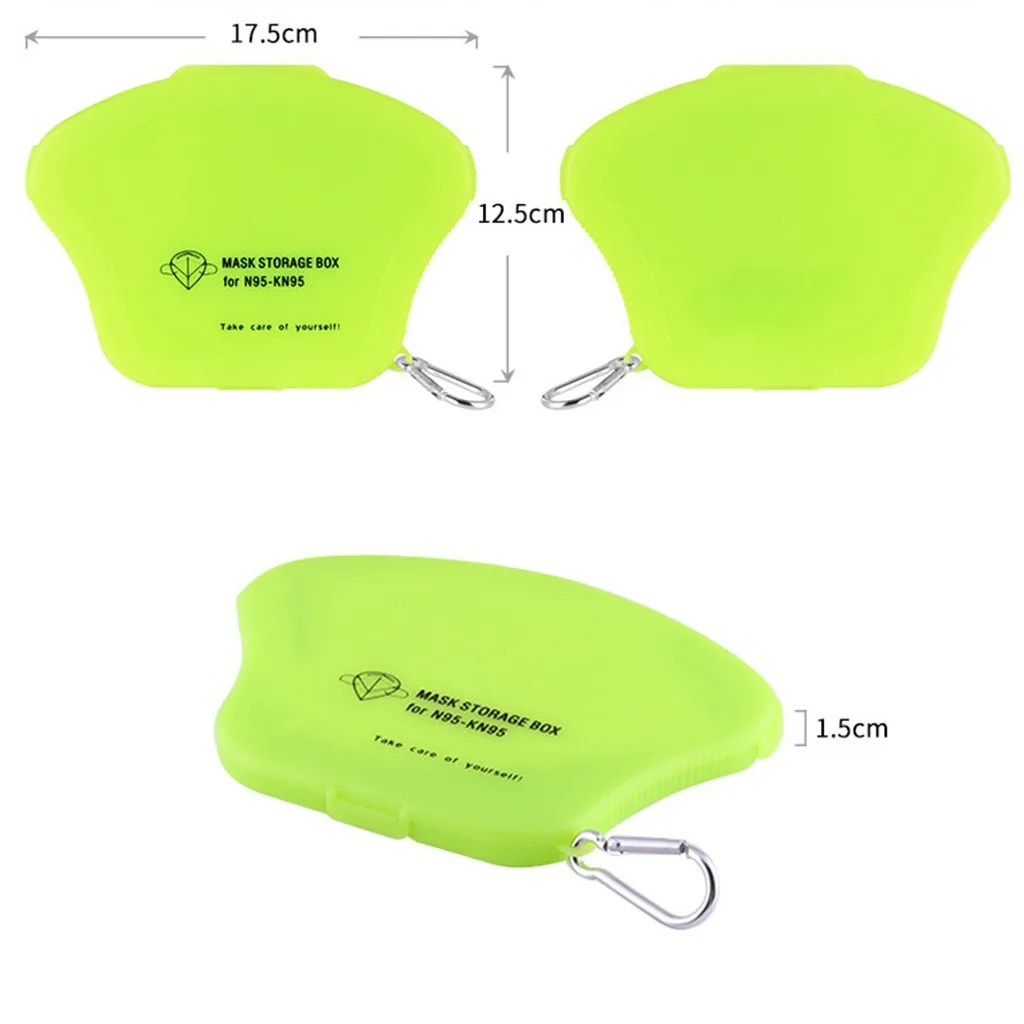 

Mask Storage Box Mask Holder Portable Dust-Proof Moisture-Proof Children's Student Mask Box Organizer Waterproof Cleaning Box