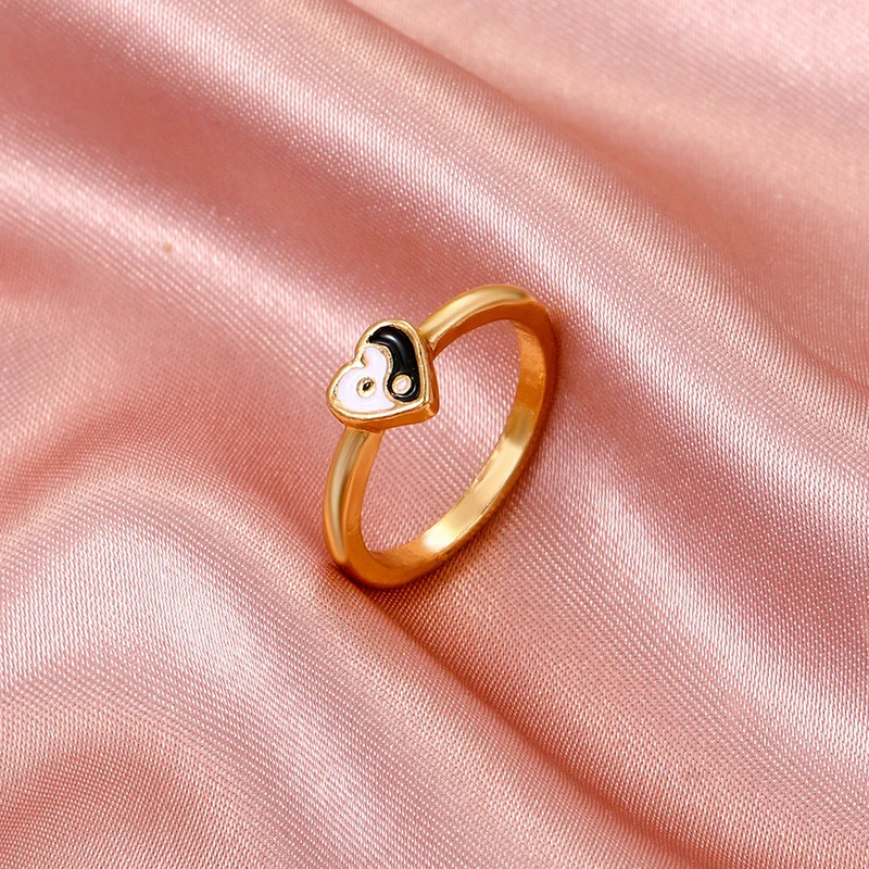 Новинка 2021 корейские модные цветные кольца для женщин и мужчин со Сплетницей