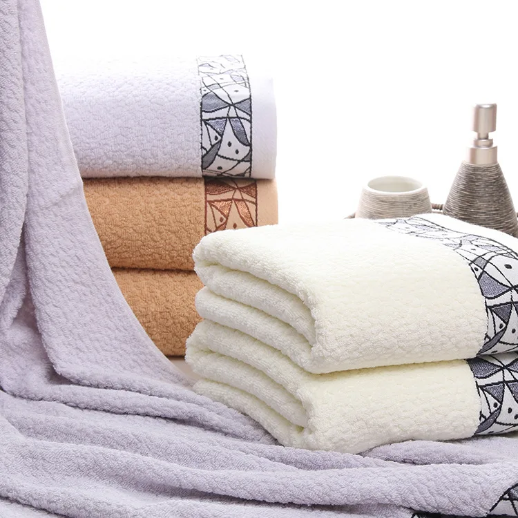 

Cotton Jacquard Broken Thick Cotton Large Bath Towel Cotton Absorbent Gift Bath Towel