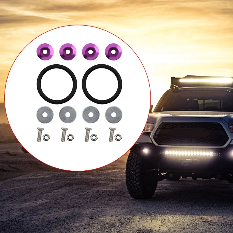 G99F JDM-Быстросъемные крепежи фиксированная фотоалюминиевая Крышка для бампера