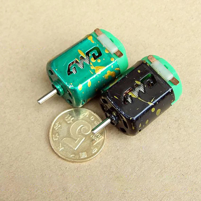 DIY четырёхколёсный вагончик с привод мощный магнитный двигатель микро мотор