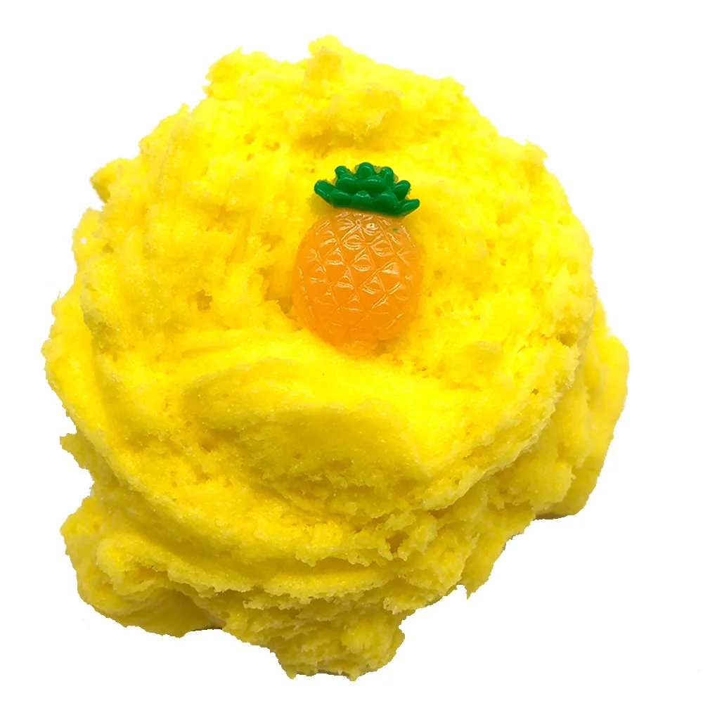 

Slime Mud Fluffy Floam Slime Stress Relief Toy Ananas Scented Sludge Toys Gift 60ml Slime toy GK1212