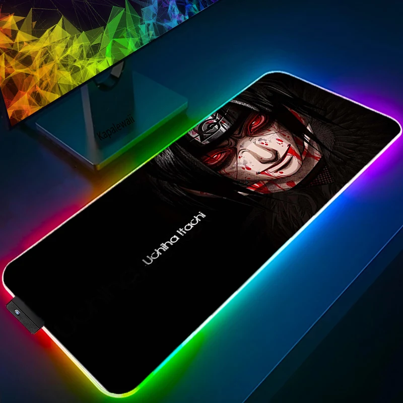 

Itachi Mouse Pad Anime Large XXL Gaming Mouse Pad PC Gamer Notbook Computer Accessories Game Mousemat Player Mats For Csgo