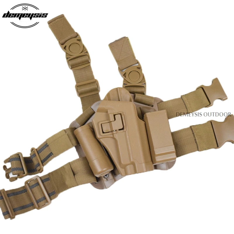 Военная Тактическая кобура для ног тренировочная облегающая с отделением