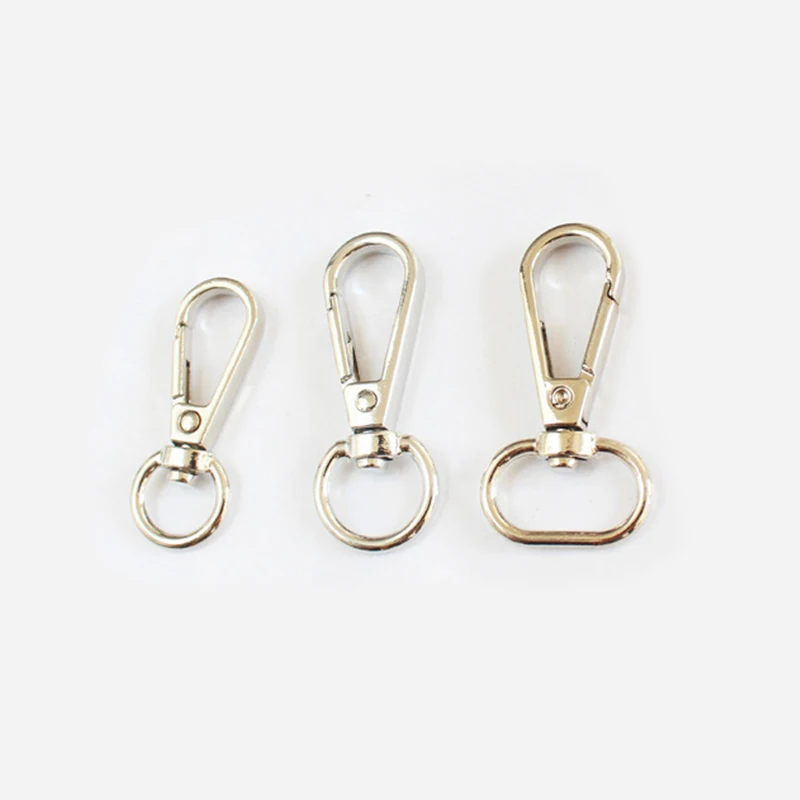 10 шт. Поворотная кожаная сумка карабин сумочка кошелек ремешок на плечо застежка