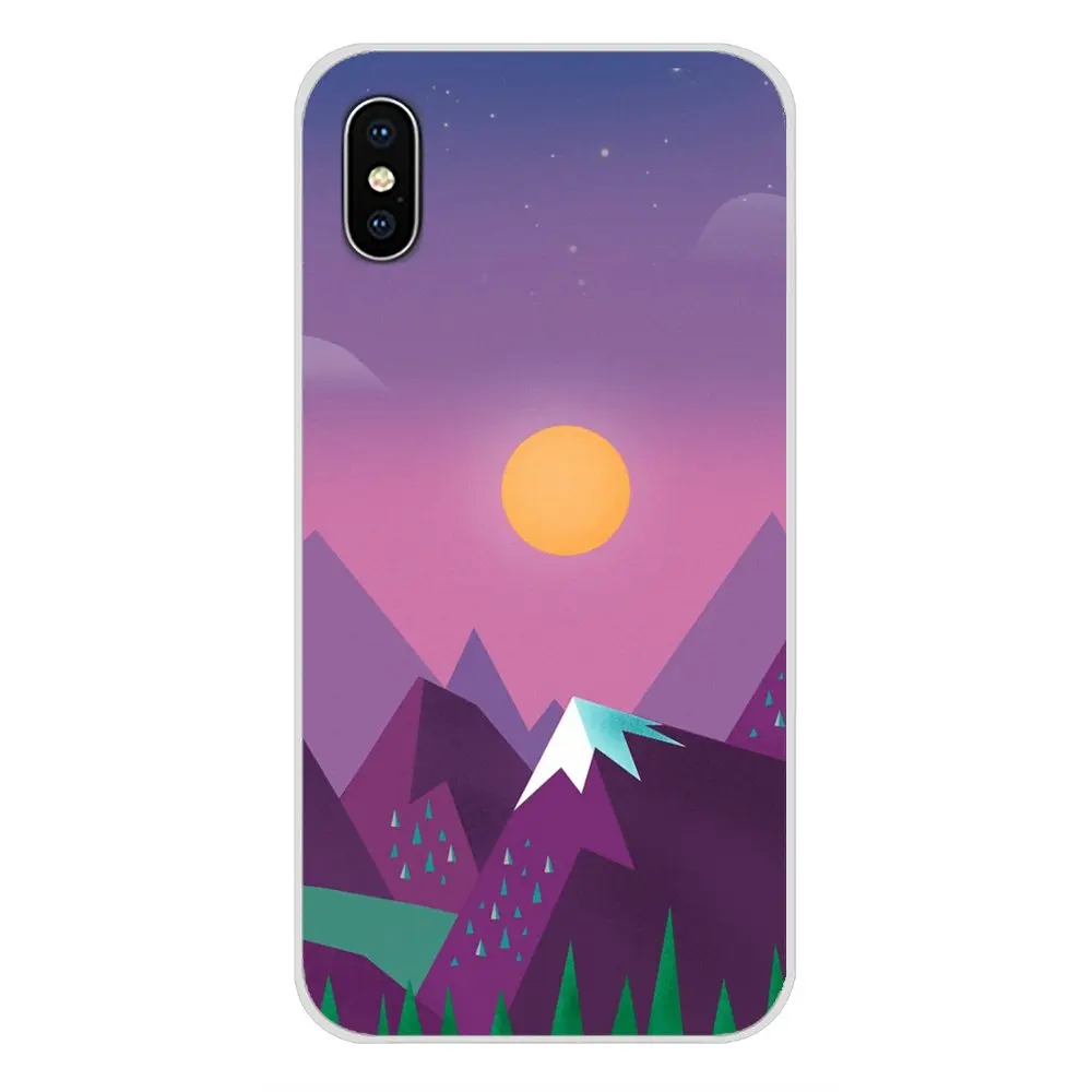 Mountains Minimal For Huawei Mate Honor 4C 5C 5X 6X 7 7A 7C 8 9 10 8C 8X 20 Lite Pro Accessories Phone Cases Covers | Мобильные