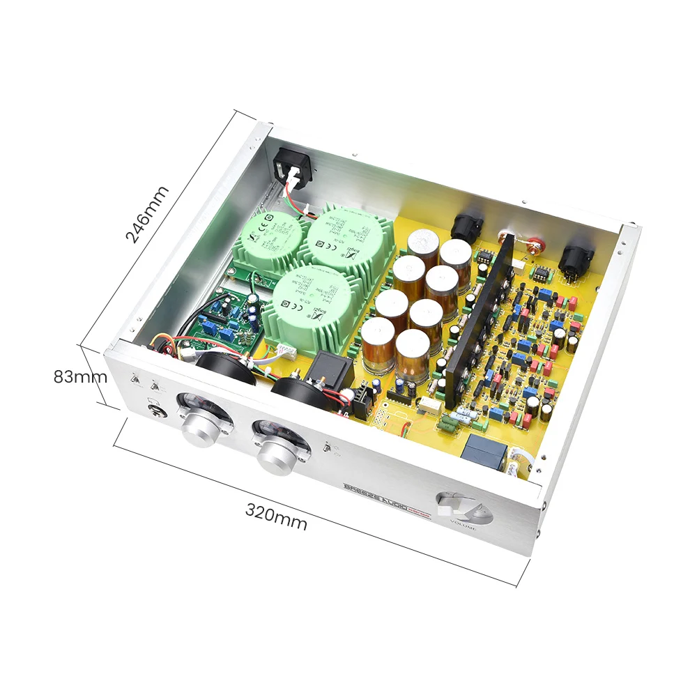 Усилитель для наушников BRZHIFI E300MK2 Hi Fi усилитель звука мощный аудиоусилитель с XLR