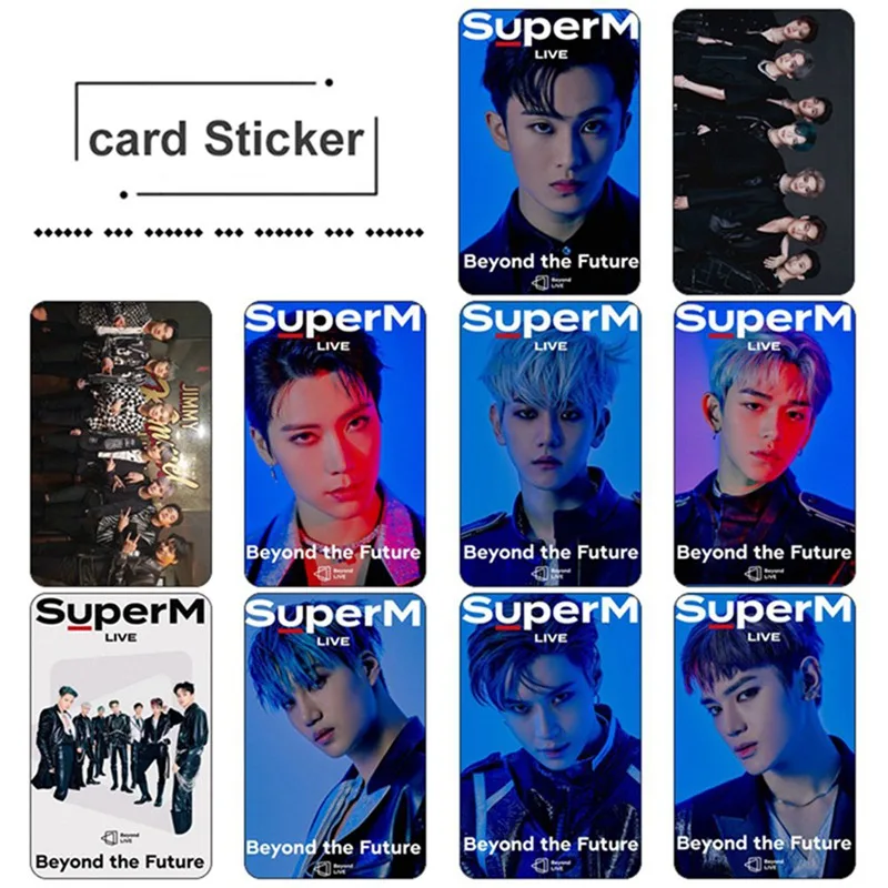 10 шт./компл. KPOP SuperM live Photo карточные фотографии Boy LOMO Cards Self Made Pictures Photocard Fans
