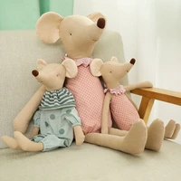 kawaii mouse plush toys cute mice stuffed dolls animals plush toy soft mouse doll baby sleeping toy cloth for kids birthday gift