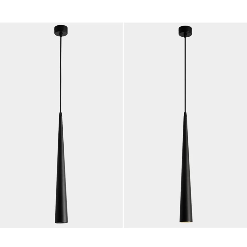 С регулируемой яркостью COB конический светодиодный современный подвесной