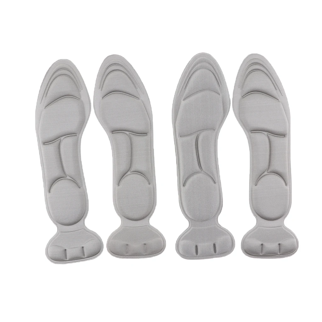 

2 пары, мягкие губчатые вставки для обуви 2 в 1, стелька на высоком каблуке