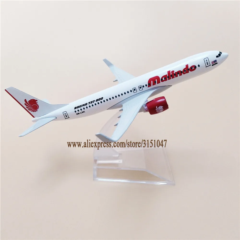 16 см Φ malinдо Боинг 737 авиакомпании модель самолета металлическая литая