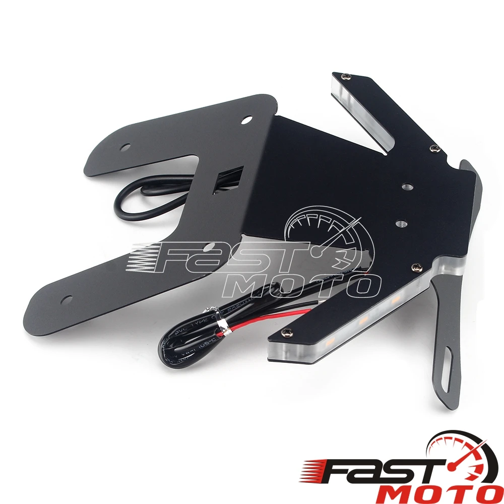 For Yamaha YZF-R25 YZF-R3 MT-25 MT-03 Motorbike Tail Tidy License Holder Rear Registration Plate Bracket W/ Turn Signal Light |