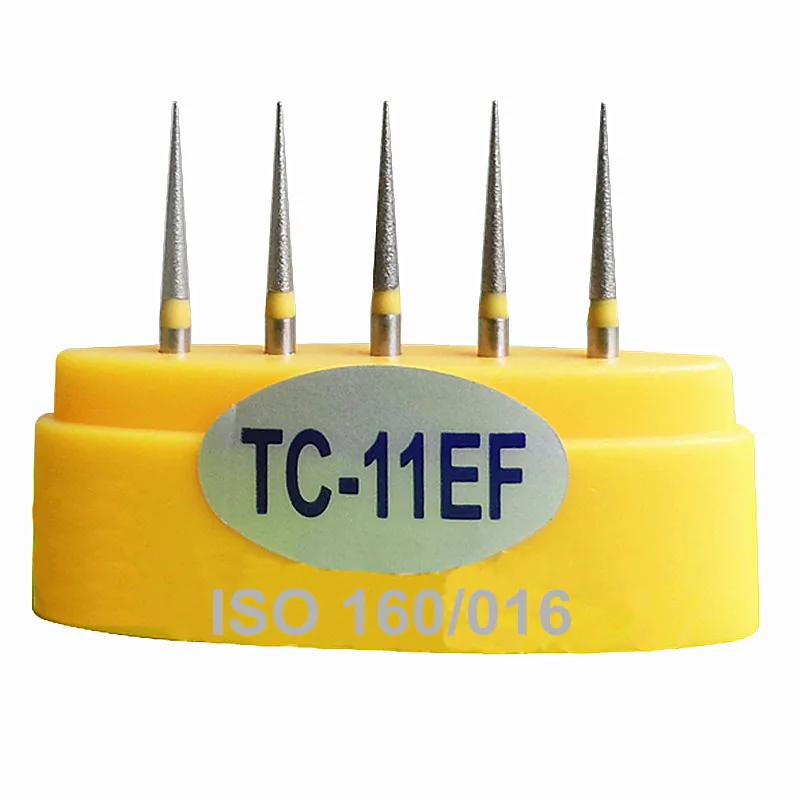 100 шт. Стоматологические алмазные буры FG Bur TC 11EF|Стомотологические сверла и щетки|