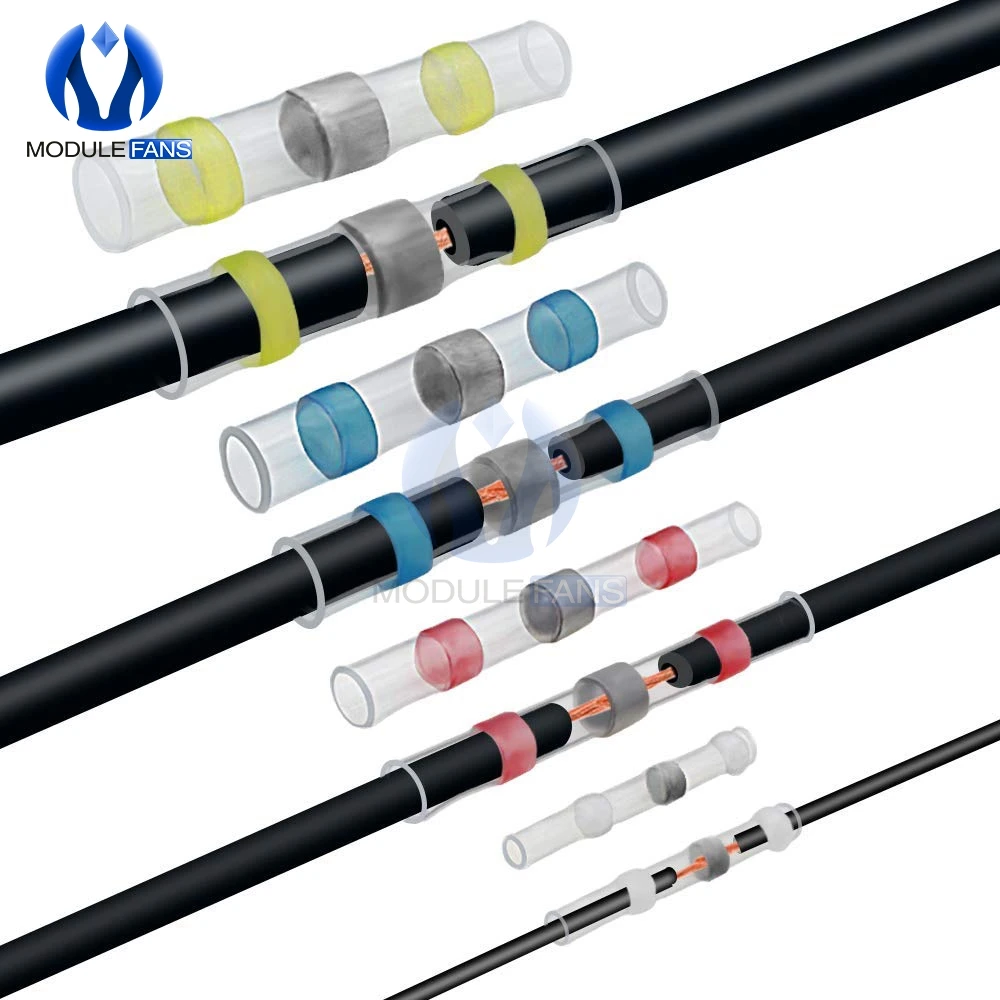 100 шт. Водонепроницаемый терм усадочная трубчатые втулки припой уплотнение с