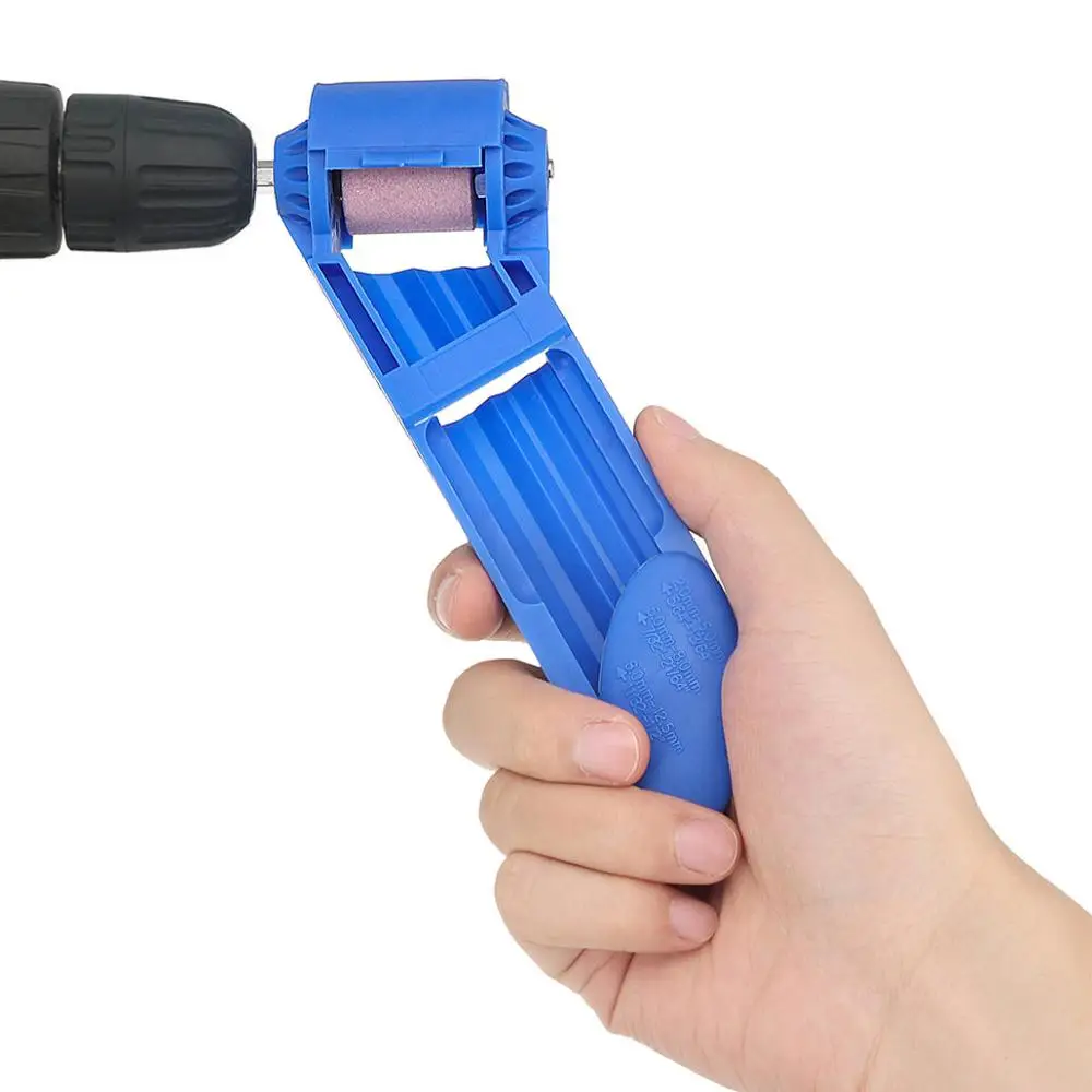 Upgrade Portable Drill Bit Sharpener Corundum Grinding Wheel Powered Tool for Drills Polishing Abrasive Tools Accessory | Инструменты