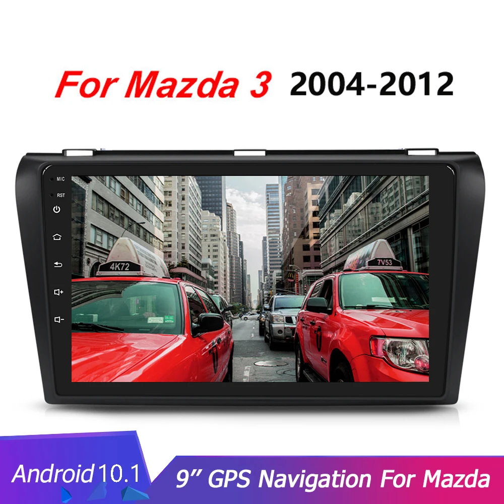 2Din Android 10 1 Автомобильный мультимедийный радиоплеер для Mazda 3 2004-2012 Автомагнитола с