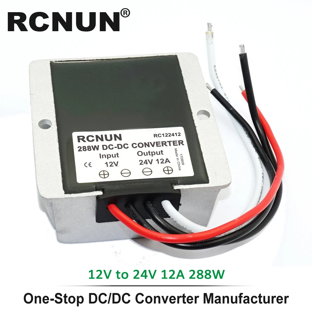 12V to 24V 12A 12 V-24 V 5A 8A 10A 12A Boost конвертер постоянного/переменного тока 12 вольт шаг-до 24 вольт автомобильный Мощность Напряжение регулятор CE по ограничению на использование опасных материалов в производстве - Цвет: 12V to 24V 12A