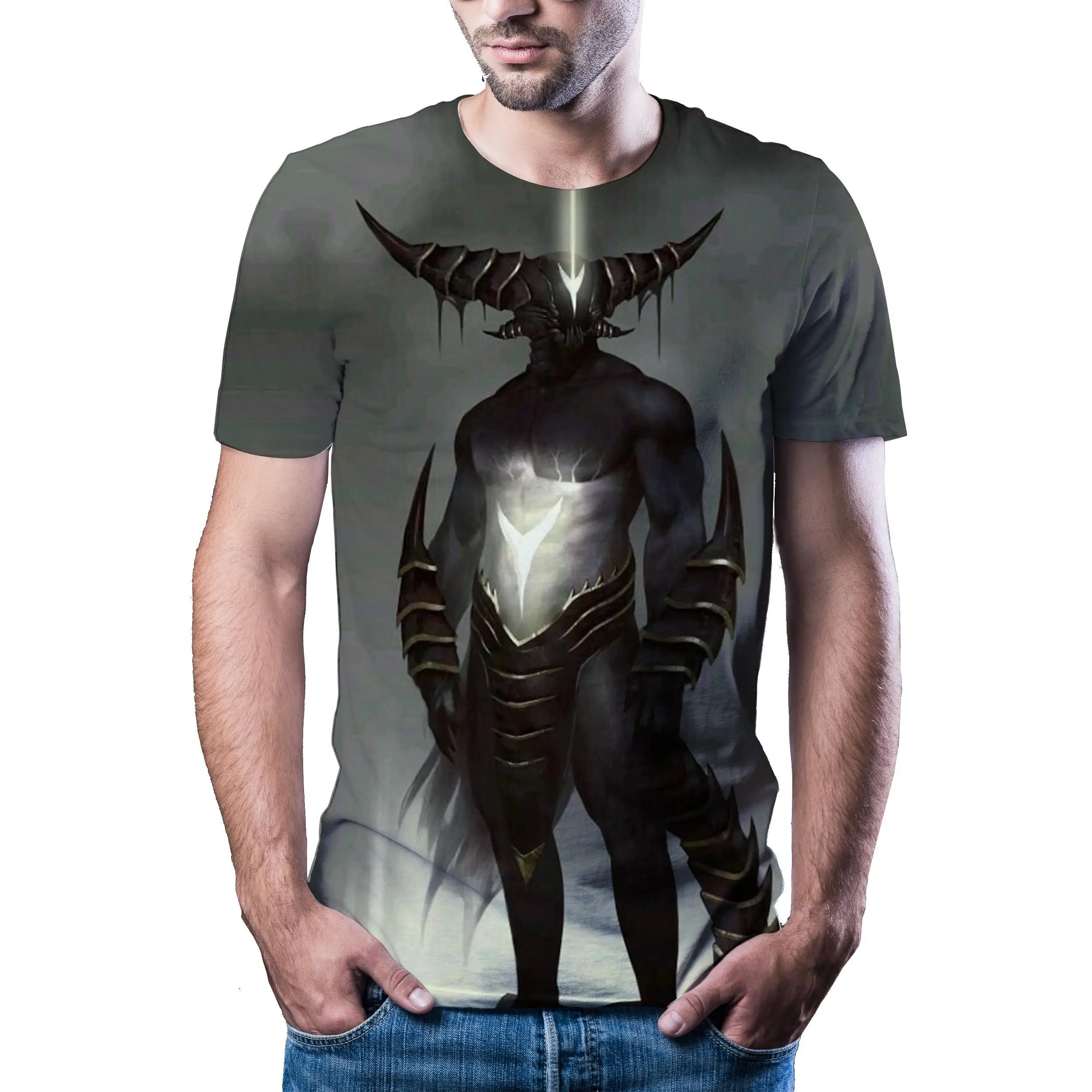 

2020 New Funny Printing T -Shirt Animation 3d T-Shirt Summer Fashion Short Sleeve T -Shirt Top Men 'S /Women 'S Short Sleeve Top