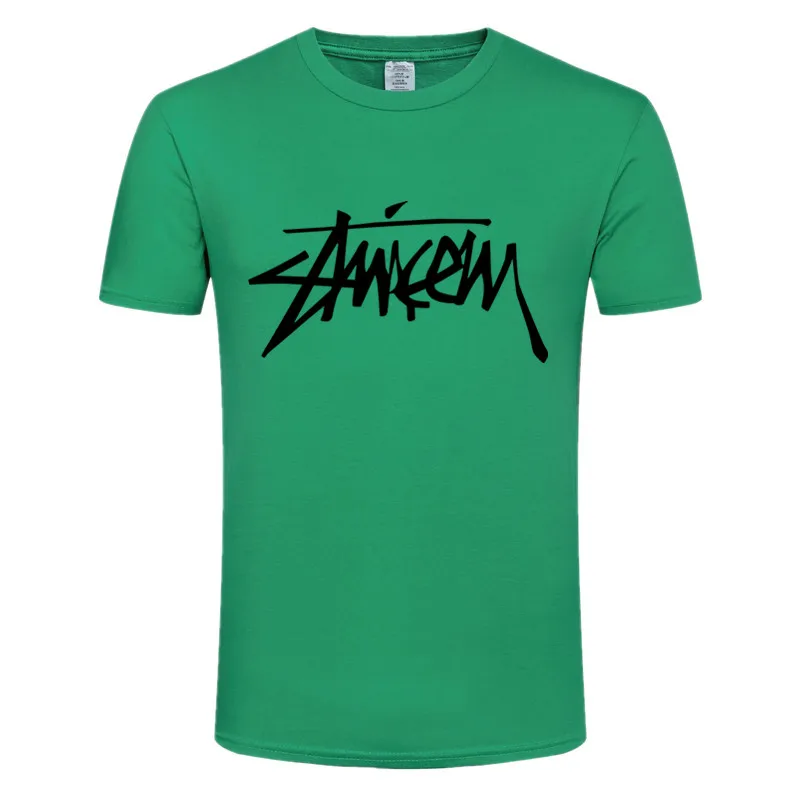 

2021 New Fashion Breathable Loose Short Sleeve O-neck Sleeve High Quality Men's Pure Cotton T-shirt Streetwear Men