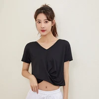 womens shirt new sports top women loose sports short sleeved breathable t shirt summer net red fitness yoga clothes top
