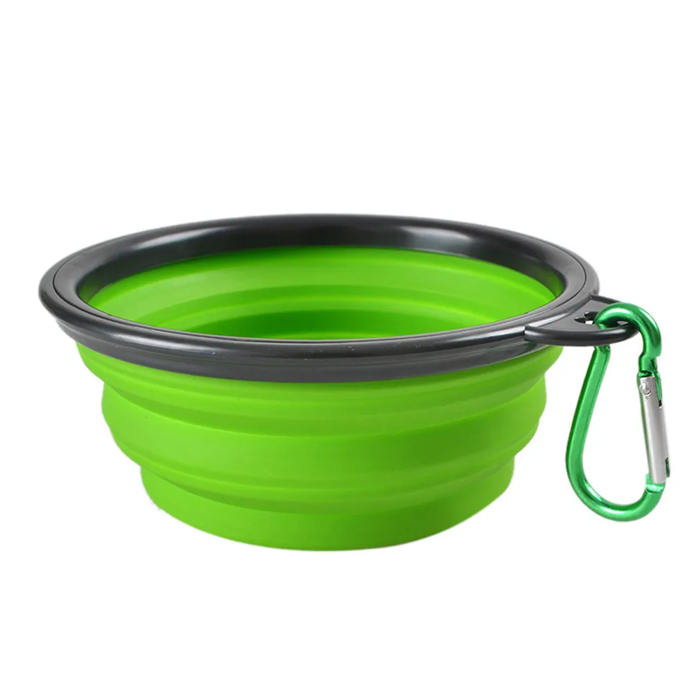 

Dog Bowl Portable Foldable Collapsible Silicone Pet Cat Dog Food Water Feeding Travel Bowl Pet Puppy Doggy Food Container