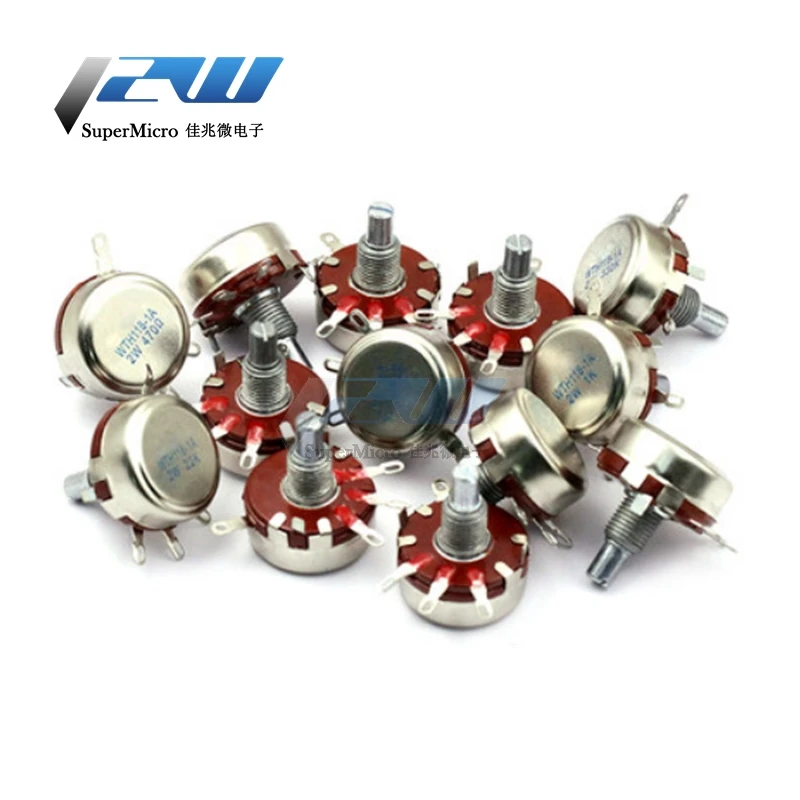 1 комплект WTH118 DIY Kit 2 Вт 1A потенциометр 1K K 4 7 10K 22K 47K 100K 470K 1M Ом коридор + WHT118 0 100 ШКАЛА