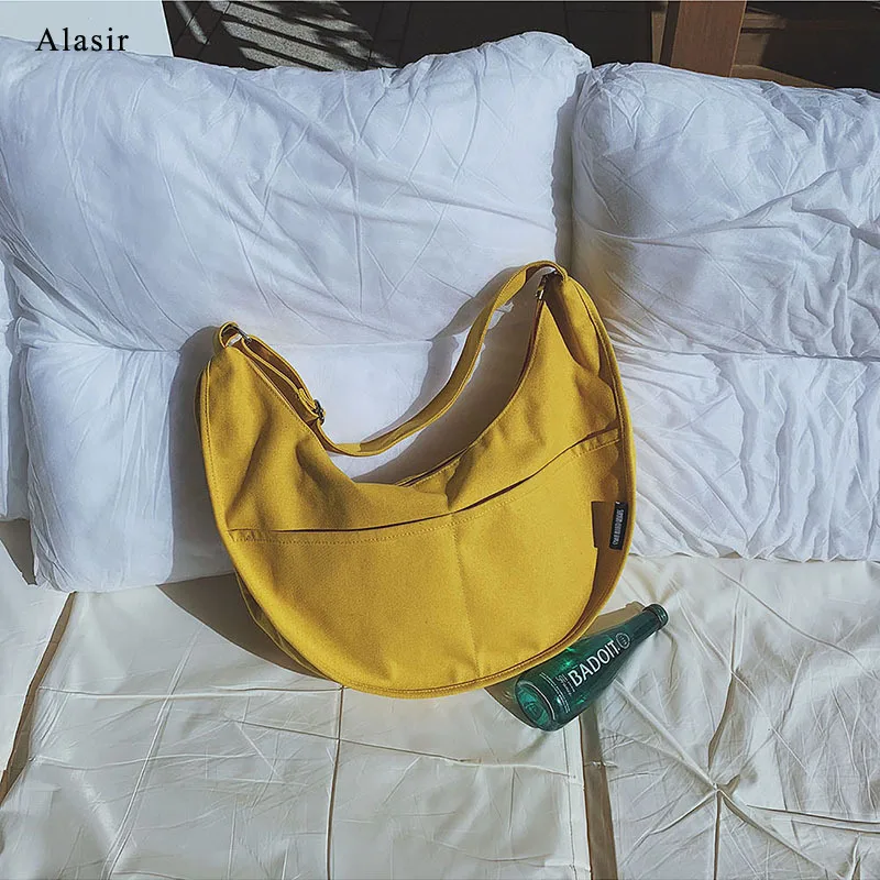 Alasir Artsy Холщовая Сумка для девочек элегантный дизайн однотонные сумки покупок