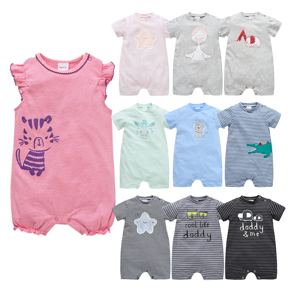 В 2019 году осенне-летние детские комбинезоны для новорожденных roupa de bebes