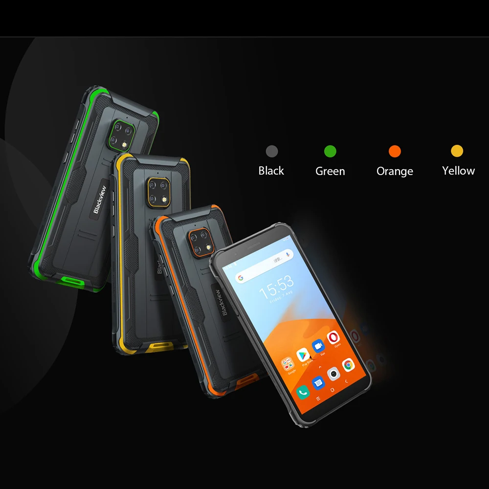 Blackview BV4900 Android 10 защищенный водонепроницаемый смартфон 3 ГБ + 32 IP68 Телефон 5580 мАч 5 7