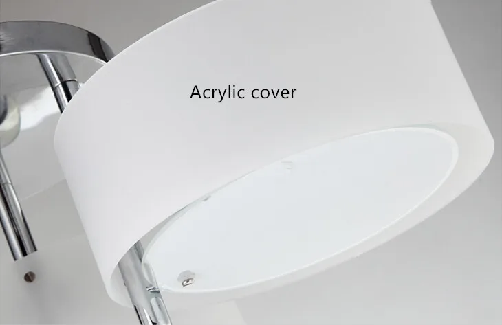 

NEW Modern Ceiling Lights modern fashionable design dining room lamp pendente de teto de white shade acrylic lustre no crystal