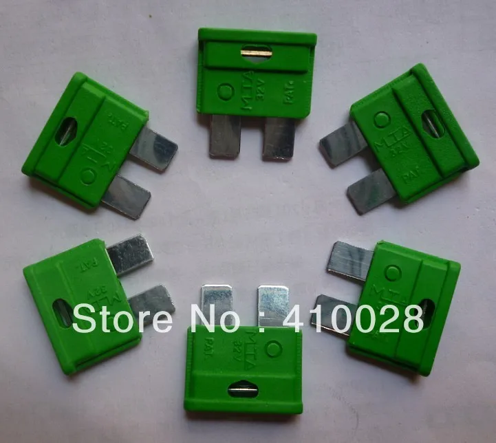 

100PCS/lot 30A Medium Car Blade Fuse auto fuse Free shipping