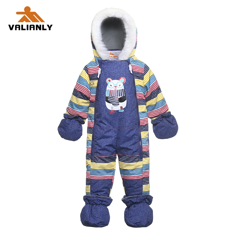 2020 Новый стиль для новорожденных зимний комбинезон Зимние Детские Snowsuit с