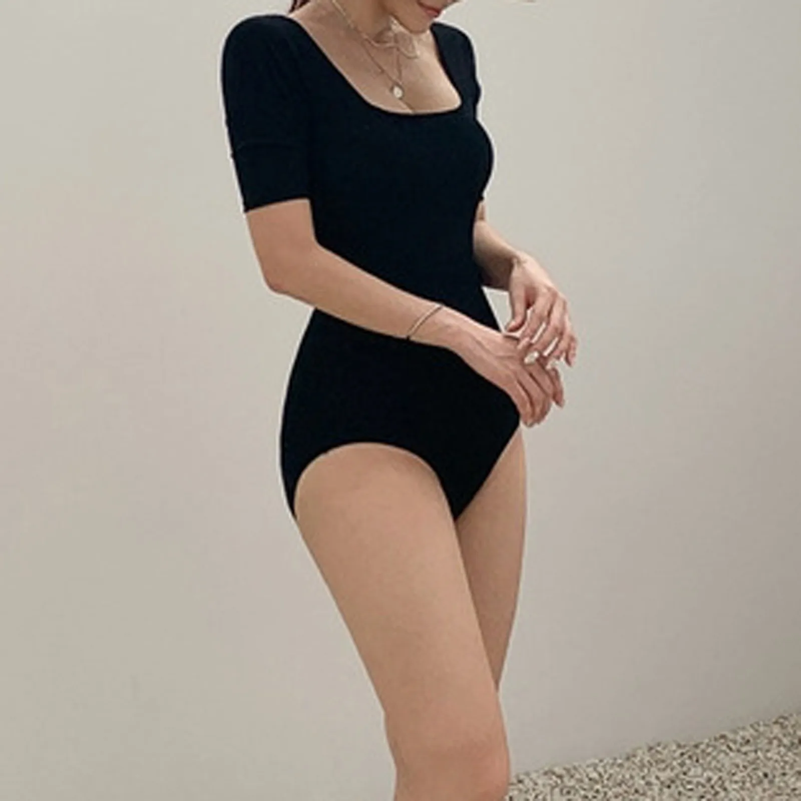 

2021 New Swimwear Swimsuit Women's Swimming Suit Bikini Women's Fashion Sexy Backless Solid Print One Piece Swimsuit