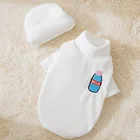 Футболка для кошек и собак, пижама, зимняя одежда для собак, шапка для щенков, одежда для йоркширского померанского шиха, Tzu, пуделя, шнауцера, корги, одежда, наряд