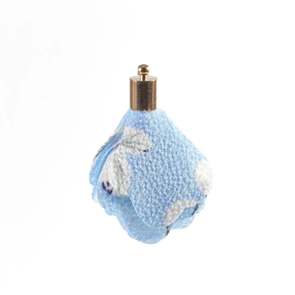 

10pcs/lot 4/5cm Flower Earring Pendants 10 Colors Mesh Gauze DIY Fashion Exquisite Charms For Dangle Earring Jewelry Making