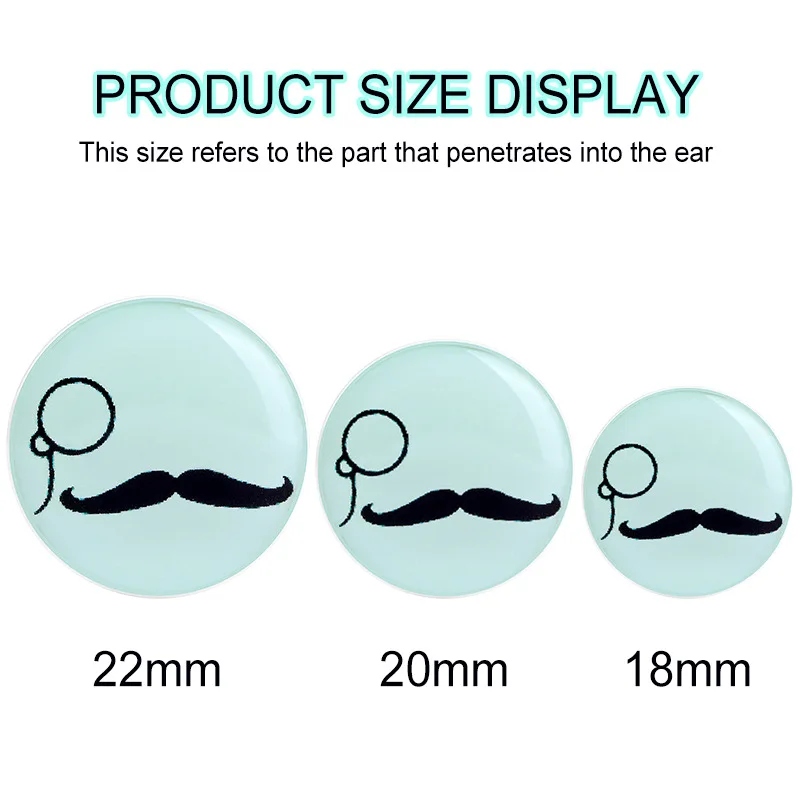 1 шт. 2019 Новинка унисекс зеленый мультяшный акриловый профиль для ушей с фартуком